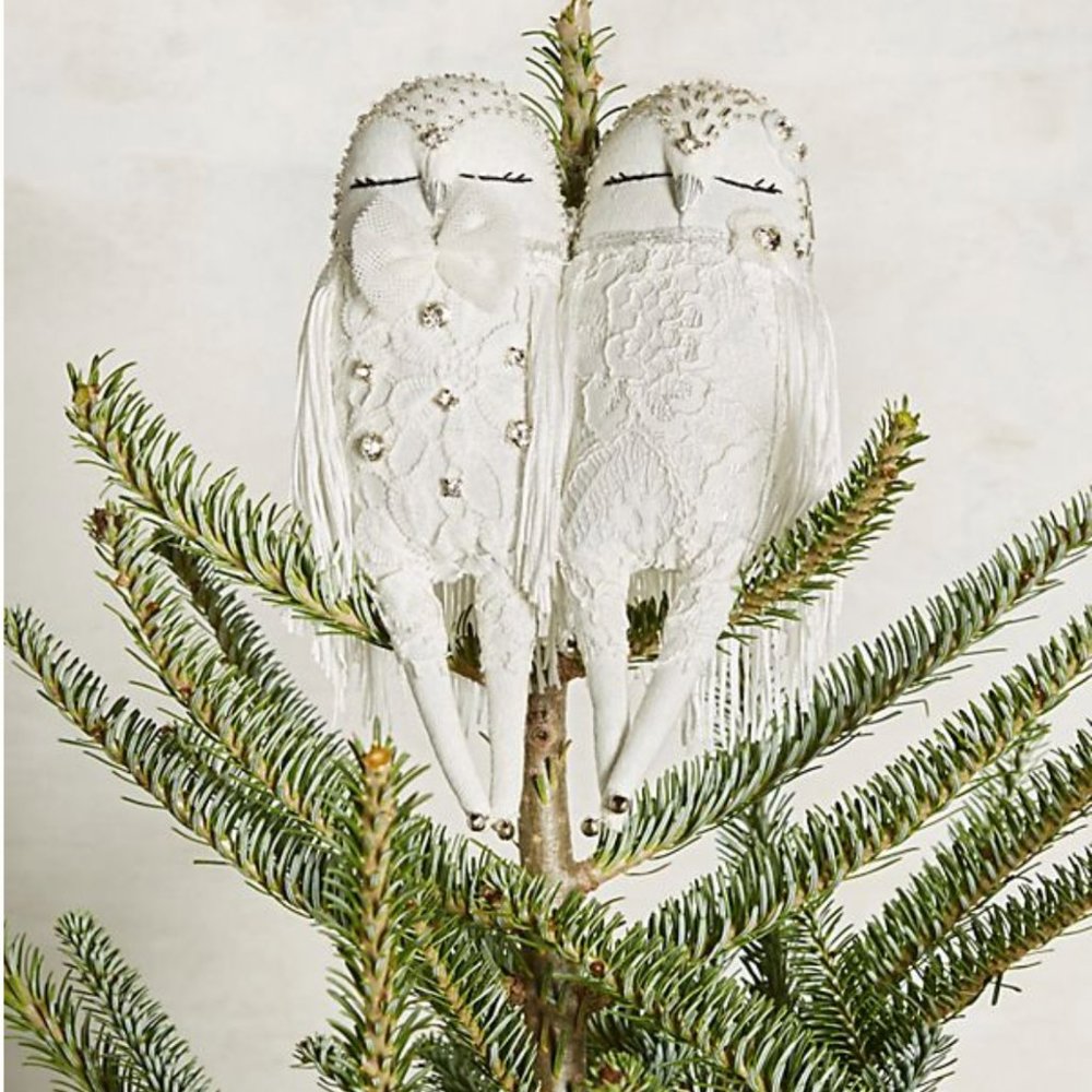 ISO Owl Couplet Tree Topper
